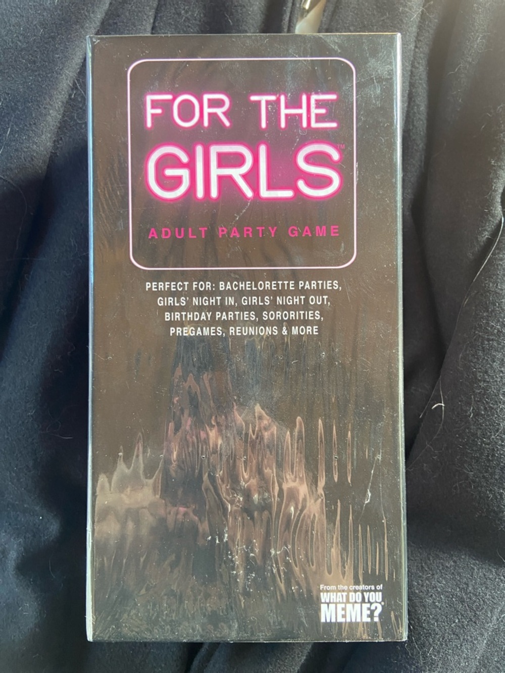 🏷️ BNWT For The Girls Adult Party Game - Black/Pink
